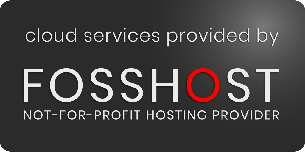 Cloud Services provided by fosshost.org